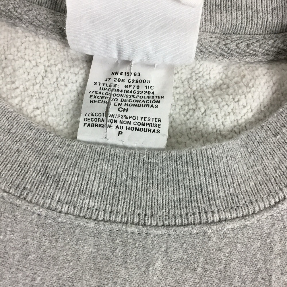 Champion Reverse Weave Sweatshirt Mens Small Gray Embroidered Script Logo GF70 - Picture 8 of 11